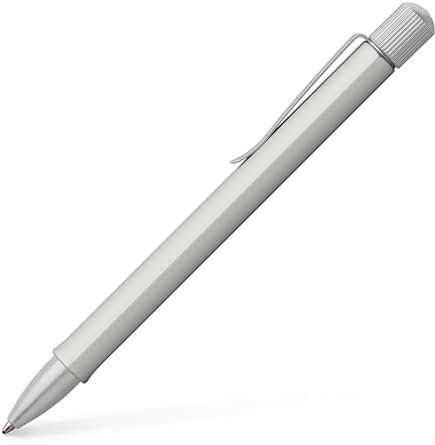 FABER-CASTELL 140594 - Kugelschreiber Hexo, silber matt, 1 Stück