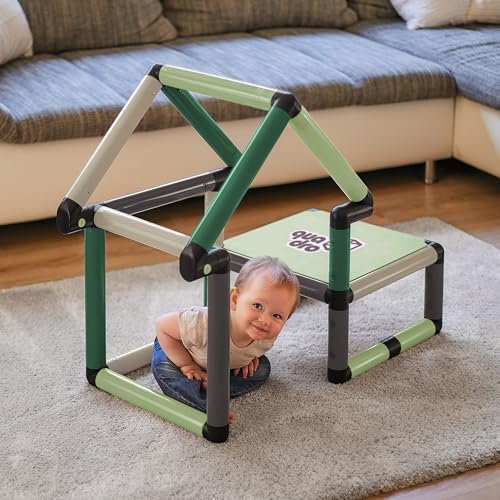 Quadro Beginner Home Baukasten – Modularer Kletterbaukasten für Babys & Kleinkinder, 24 Modelle, Ab 6 Monaten, Indoor & Outdoor, TÜV-Zertifiziert Mint