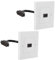 HDMI Wall Plate Panel Faceplate 2Pcs, Ancable Single Port HDMI Wall Panel Socket Plug Jack Outlet Decorative Face Cover Mount Panel for Hotel Home Office Building