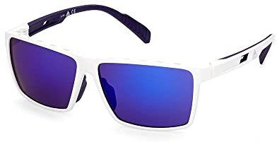 adidas Herren Sp0034@6021y Sonnenbrille, Weiß, 60