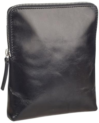 Leonhard Heyden Leder Umhängetasche Cambridge Crossbody Bag Black schwarz