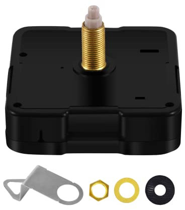 WinTaim Quarz-Uhrwerk, Super Lautlos Uhrwerk für Wanduhr Langschaft und kurzer Schaft 8/13/18.5/20/22 mm, DIY Reparatur Teile Ersatz Bewegungs Mechanismus (ohne Zeiger. WT-5168 Serie)