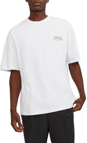 JACK & JONES JORSANTORINI Graphic Tee SS Crew Neck