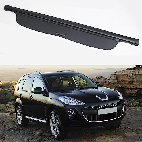 JoboJi Auto Einziehbarer Netze Laderaumabdeckung Kofferraum Hutablage für Peugeot 4007 2007-2012