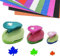 Stanzer Set herz Papierstanzer Motivstanzer Set für Geschenkanhänger, Basteln, Scrapbooking,Grußkarten,9mm 16mm 25mm, Fünfblättrige Blume (Ahornblatt)