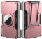 VULKIT Airtag Porte Carte Homme avec Pince à Billets Portefeuille Metallique Porte Carte Femme RFID Anti Piratage Porte Carte Bancaire Rigide, Or Rose
