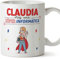 MUGFFINS Tazas Personalizadas para INFORMÁTICA mujer - En Español - ¡Eres Súper! - 11 oz / 330 ml - Regalo Personalizable original y divertido