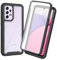 BORYA Cover per Motorola Moto Edge 30 Pro, Ultra Sottile Antiurto Premium TPU+PC Bumper Custodia, Morbida Silicone Trasparente Case[Proteggi Schermo Integrato], Nero