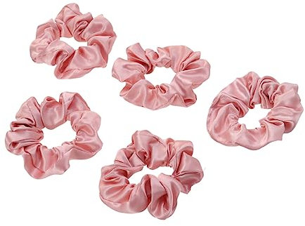 HAPINARY 5 Stück Elastische Stoff Haargummis Dehnbares Pferdeschwanzhalter Stretch Haarseil Für Frauen Und Mädchen