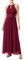 Vila Damen Vimilina Halterneck Maxi Dress-Noos Kleid, Cabernet/Detail:Elastic,40