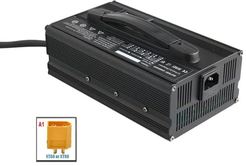 Caricabatterie Ad Alta Potenza 24V 30A Caricatore per Carrello Elevatore Elettrico da 1200W per Caricare Batterie al Piombo-Acido,per carrelli elevatori elettrici,carrelli da Golf,(A1xt90)
