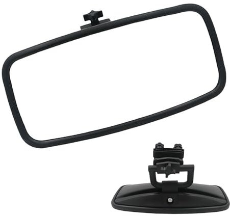 Bootsrückspiegel – Weitwinkel-konvexer Bootsrückspiegel, Bootsrückspiegel | Universeller, verstellbarer Wasserski-Rückspiegel zum Anklemmen, Bootsspiegel für Skiboote, Kajaks, Yachten, Motorboote