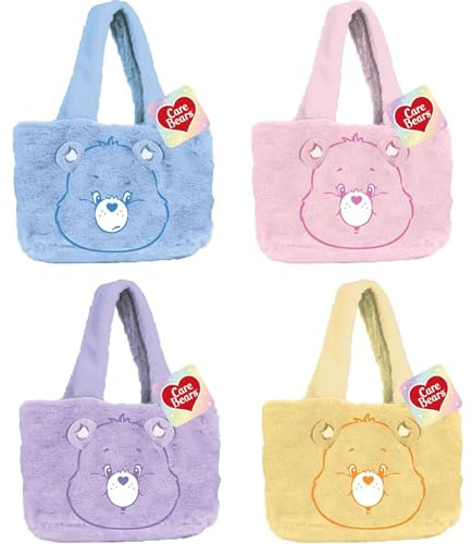 CERDÁ LIFE'S LITTLE MOMENTS Shopping Care Bears - Einkaufstasche im Plüschstil mit entzückendem Design, ideal für Fans, Mädchen und Liebhaber klassischer Charaktere, Pflegebären, Talla única