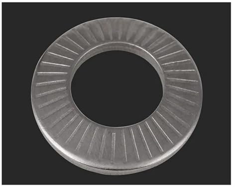 KSeSii Gezackte konische Unterlegscheibe Französische Unterlegscheiben Konische gerändelte Federscheibe Unterlegscheibe Gezackte konische Federunterlegscheibe(M16 (1pcs))
