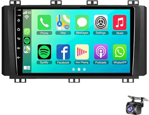 Android 14 Autoradio für Seat Ateca Cupra 2016–2023 kabelloses Carplay Android Auto 9”Touchscreen Radio DSP DAB+ Bluetooth 5.0 OBD2 WiFi GPS Mirror Link EQ FM RDS SWC Rückfahrkame(Color:8 CORE 8+256G)