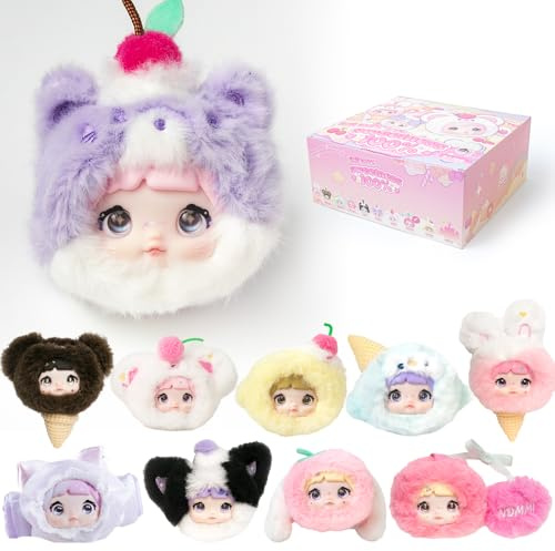 XiDonDon 100% Douceur - Peluche - Porte-clés - Pendentif - Figurine en Vinyle - Cadeau - Jouet - Boîte Mystère (Whole Set)