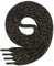 Di Ficchiano 1Paar flache SCHNÜRSENKEL aus 100% Baumwolle für Sneaker Sportschuhe - sehr reißfest - ca. 7 mm breit - Schuhbänder- schwarzgold Schuhriemen Farbe: black/gold - 190cm