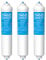 3X Samsung DA29-10105J Fridge Water Filter Replacement by AQUA CREST, Compatible with Samsung Aqua-Pure Plus (Only External) DA29-10105J DA99-02131B HAFEX/EXP DA2010CB LG Wpro USC100/1 WSF-100 (3)