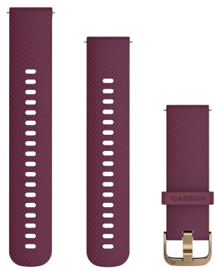 Garmin Schnellwechsel-Armband 20mm, passend für Venu, Venu 2Plus, Venu SQ/ SQ2, vivoactive 3/ 5, vivomove- Serie, Forerunner 55/ 245/ 645, Approach S40/ S42/ S12, D2 Air