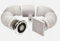 Airvent 477523 LED Shower Fan Light Kit with Timer Bathroom Extractor 100mm 4- Chrome or White