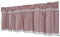 Dreamskull Scheibengardine Bistrogardine Landhaus Kurz Küche Modern Blickdicht Kurzstores Gardinen Kurzgardinen Küchengardine Stangendurchzug Kariert Karo 150 cm Breit Kleinfenster (Rosa)