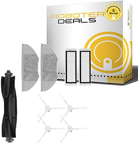 Set di accessori per robot aspirapolvere 360 S5 (2 filtri, 2 cuscinetti, 4 spazzole laterali, 1 spazzola principale)
