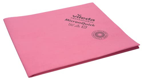 Vileda r-MicronQuick Microfasertuch - 5 Tücher - rot - B09542ZP6H | Packung (5 Tücher)
