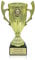 Zelaro Pokal mit Gravur Wunschtext | Pokale als Geschenk für Männer, Frauen und Kinder | Wanderpokal Bierpong und Tippspiel | Henkelpokal in Vier Größen (Gold 18cm)