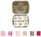 CSY art gallery Peintures à l'aquarelle métalliques faites à la main, ensemble de demi-casseroles, paillettes métalliques scintillantes, aquarelle de voyage professionnelle pour artistes (Pink Peach)