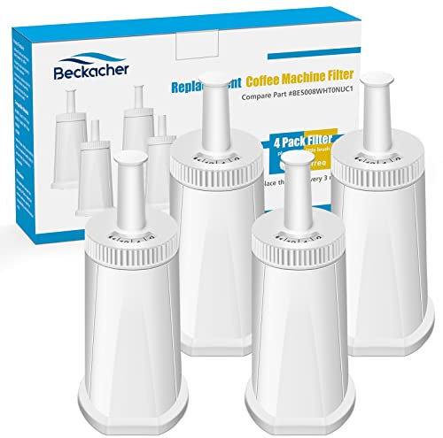 4 Pack Breville Water Filters, Compatible with Breville BES880 Barista Touch, BES990 BES980 Oracle Touch and BES878 BES920 Bambino ClaroSwiss Sage Espresso coffee Machine