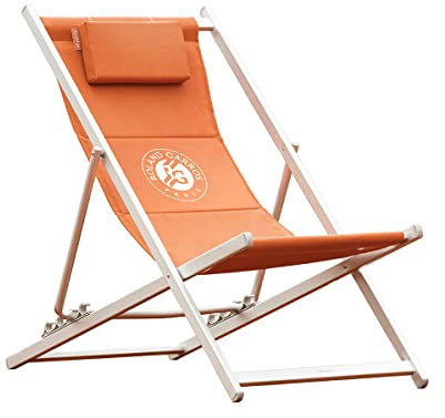 ROLAND GARROS - Héspéride - Chilienne - Coloris Terre battue - 60,5 x 109 x 99 cm