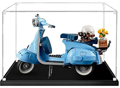 icuanuty Acrylmodell-Display-Box/Display-Vitrine für Sammler-Display-Box Staubschutzhülle mit Sockel zur freien Aufstellung von Spielzeug40 x 20 x 25 cm-10298