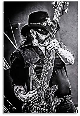 Shenywell Leinwand Bilder Lemmy Kilmister Poster, dekoratives Gemälde,Wohnzimmer, Poster, Schlafzimmer, Malerei 30x40cm Kein Rahmen
