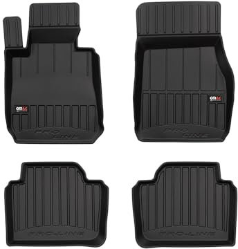 OMAC Gummi Fußmatten kompatibel mit BMW 3er F31 Touring 2011-2019 Premium Gummi Schwarz 4X