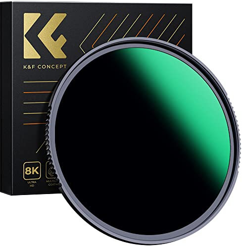 K&F CONCEPT Filtre ND1000 112mm 10 f-Stops Nano-X Filter Gris Neutre HD Super Mince Multicouches pour Objectif Appareil Photo Compatible avec Nikon Nikkor Z 14-24mm f/2.8 s