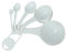 Lot de 5pcs 100ml/50ml/15ml/5ml/1ml Doseurs Cuilleres a Mesurer en Plastique