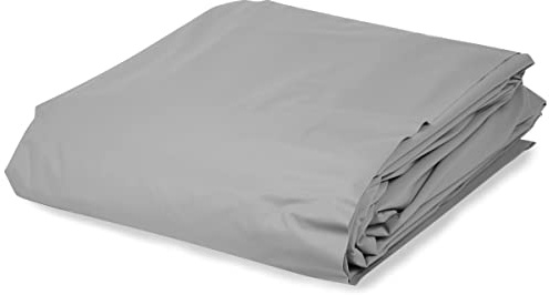 Folie rund 0,8 mm grau 350 x 120 cm, Deutsche Herstellung, Auskleidung, Innenhülle, Stahlwand, Pool, Einhängebiese
