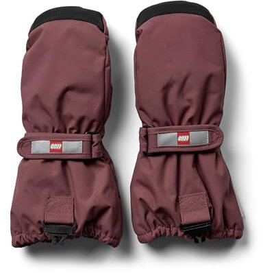 Kabooki Unisex Kinder LWATLIN 706-Fäustlinge mit Membran Fäustlinge, Light Bordeaux, 110/116