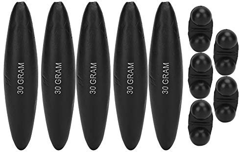 TOWEBOORY 5 Stück Fishing Float Wels-Posen, Posen, Klassische Angel-Bobber, Angel-Bobber-Posen, Tragbare Eva-Wels-Posen Und Glocken-Angelzubehör Für Angelbegeisterte(30g)