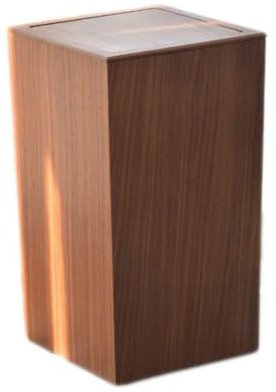 Abfalleimer Mülltonne Holz Mit Deckel Große Kapazität Müllcontainer Geruchsdicht Mülltrennsystem Schwingdeckel Typ Papiermülleimer Küchenmülleimer Für Küche Bad Schlafzimmer Büro ( Color : Style 1 )