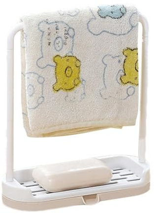Sponge Holder For Kitchen Sink, Sponge Drain Shelf Dishcloth Stand, Sponge Drain Dishcloth Stand Home Organizer Holders Dish Cloth Hanger for Kitchen Brush, Dish