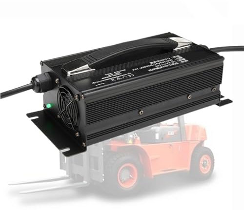 WLEJSL Chargeur Batterie Chariot Élévateur 24 V 30 a Chargeur Batterie Haute Puissance 1 200 W Chargeur Batterie au Plomb Convient pour Les Véhicules Électriques, Chariots,A4/50A