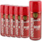 MORE FREE-Pintura Spray Metalizado Rojo Brillo Multicolor Profesional 400ml Adecuado Metal Madera y Plástico Pack de 6 unidad
