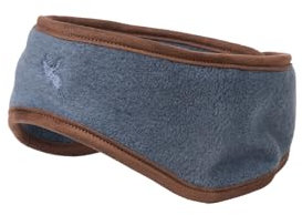 Ladies Fleece Headband Women's Country Head Band Ear Warmer Hair Control Headwear (Mid Navy)