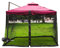 Ombrellone da giardino con zanzariera, con porta con cerniera, copertura in rete di poliestere per esterni, giardino, cortile, campeggio, adatto per gazebo