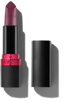 Avon Ultra Matte Lipstick Berry Blast with Vitamin E, Avocado Oil and Sesame Oil for Comfortable Coverage that Won't Cake, Crack or Dry, Cruelty Free