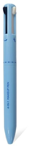Huudngeje 4-In-1-Make-Up-Stift, Ausbesserungsstift, Make-Up-Augenbrauenstift, Wasserfest, 4 Farben, Multifunktions-Make-Up-SchöNheitsstift 02
