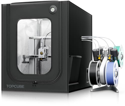 Carcasa de impresora 3D para laboratorio Bambu A1, cubierta de impresora 3D con luz LED, TOPCUBE temperatura constante 3D Pinter Enclosure 550 x 600 x 670 mm