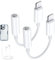 HELION 2 Pack I-phone Adapter Headphone Jack, Lightning to 3.5mm Headphone Jack Adapter Audio Dongle Converter for Earphones Speakers - Supports Music Control