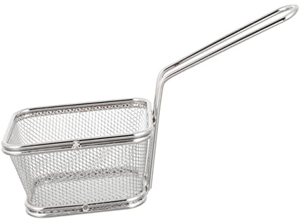 ULTECHNOVO Contenitore Per Friggere in Acciaio Resistente Contenitore Da Cucina Di Scarico Densi Adatto Per Frittura Diretta Di Patatine Pollo e Pesce Impugnatura Ergonomica Per Prevenire